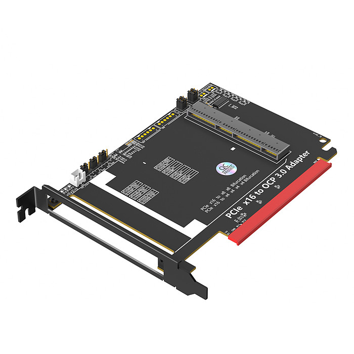New Version PCI Express 5.0 16x to Gen-Z 4C+ SFF-TA-1002 Adapter Support OCP NIC 3.0 Network Card