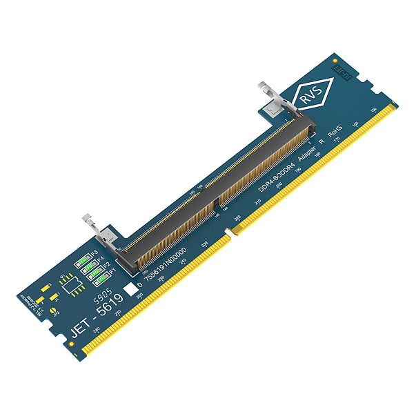 Laptop SO DDR4 RAM to Desktop DDR4 Adapter Card, Memory Tester SO DIMM 4 to ddr4 Converter