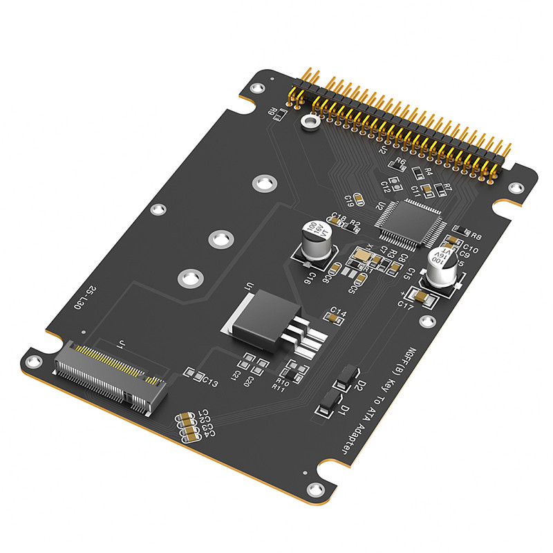 M.2 NGFF Key B SATA SSD to IDE ATA 44Pin Adapter