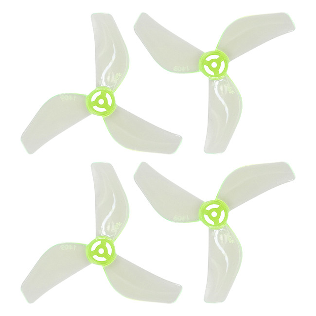 4 Pairs GEMFAN 1409 3-Blade PC Propeller 4CW+4CCW for RC FPV Racing Drone