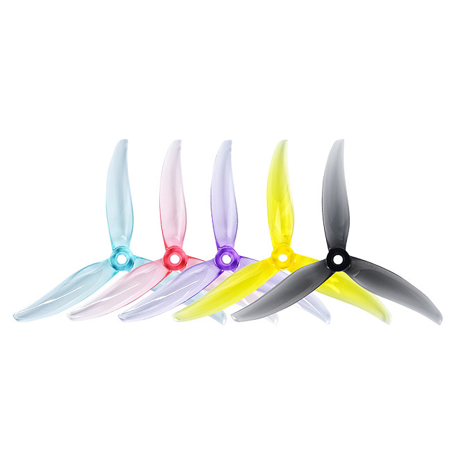 2 Pairs GEMFAN 5129.2 MinJae 3-Blade PC Propeller 2CW+2CCW for 2207 Motors FPV Drones