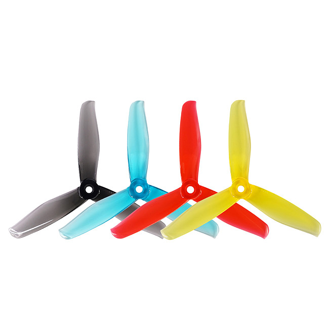 2 Pairs Gemfan DYH 5155 Drone Soccer Prop 3-Blade PC Propeller 5.5in Compatible with 2806 1900kv Motor for Drone Soccer