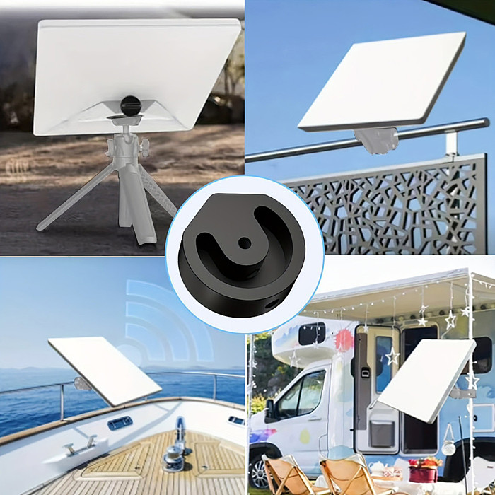 Satellite Mini Tripod Mount Adapter Pipe Adapter MINI Bracket Signal Receiver Accessory 2025 Version/2024 Version