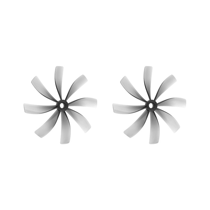 2 Pairs HQProp 76MMX8 Ducted Propeller Quiet Propeller 76MM 8-Blade PC Propeller for RC FPV Racing Freestyle Toothpick Cinewhoop Ducted Drone
