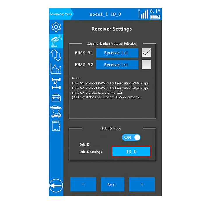 Radiolink R12F Receiver for Fixed-Wing Aircraft Vehicles and Ships Support SBUS PWM CRSF Online Upgrade, Built-in Simulator Program