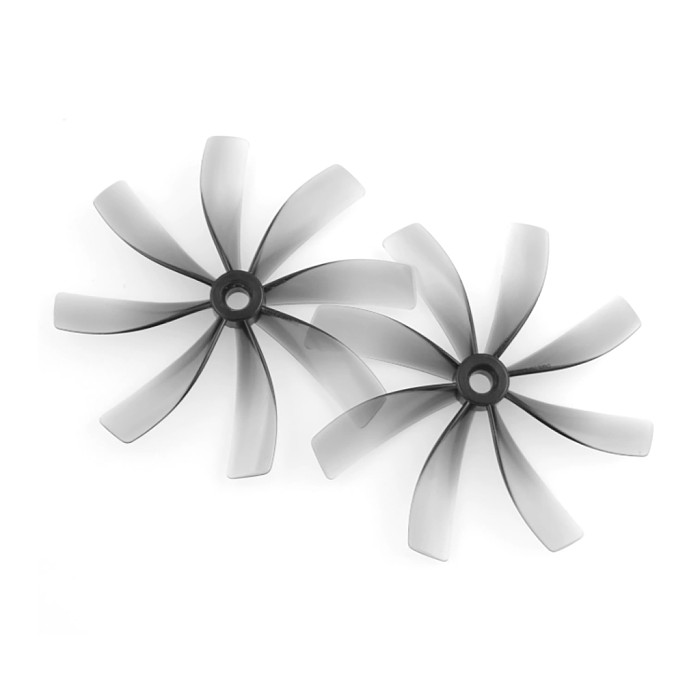 2 Pairs HQProp 76MMX8 Ducted Propeller Quiet Propeller 76MM 8-Blade PC Propeller for RC FPV Racing Freestyle Toothpick Cinewhoop Ducted Drone
