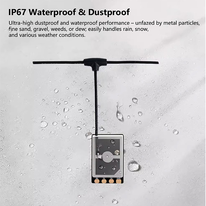 DarwinFPV 2.4G ELRS Dustproof  Waterproof & Reverse Polarity Protected Receiver For RC FPV Racing Drone Quadcopter Airplane