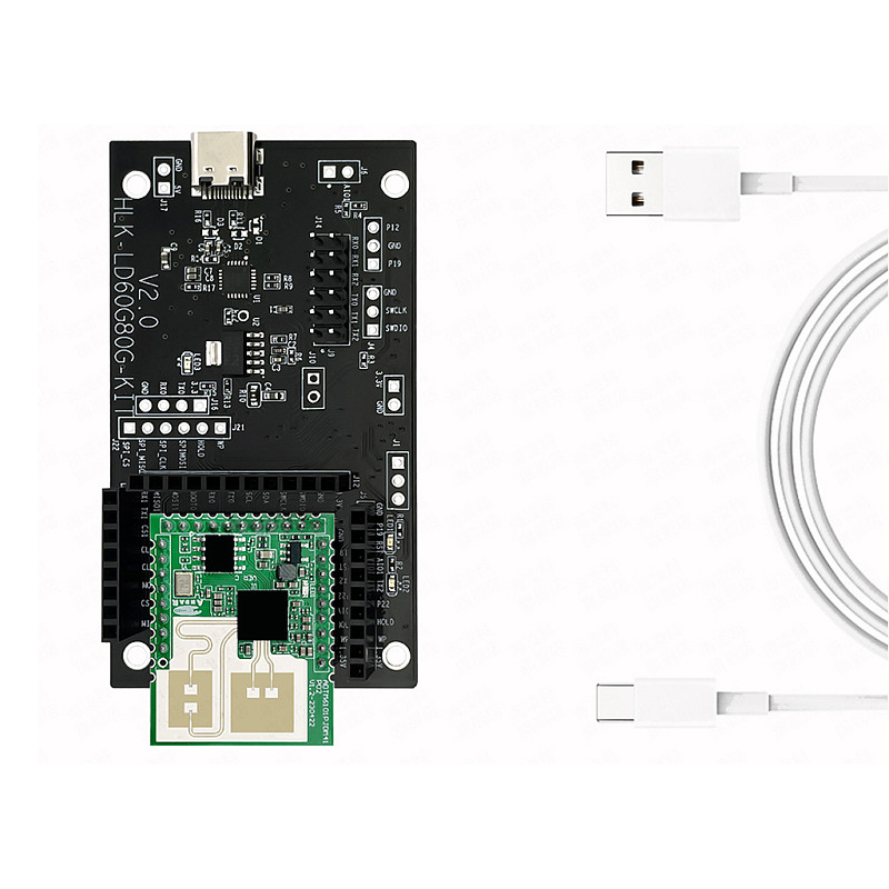 HI-LINK 60G millimeter wave radar gesture recognition 3D human presence sensing serial communication module LD6003G