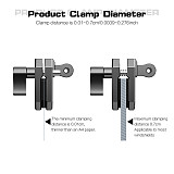 Suitable for DJI POCKET 4 motorcycle windshield clip aluminum alloy windshield clip