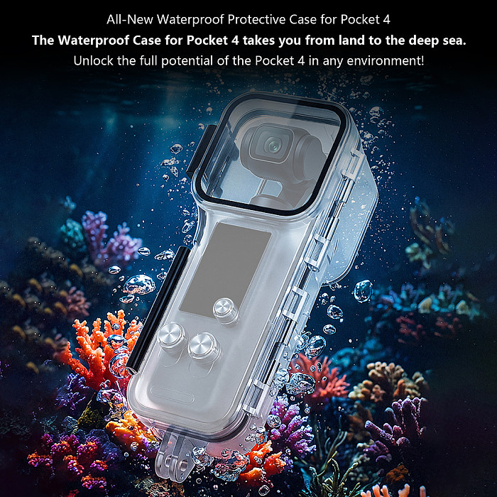 Waterproof Case Protective Shell for DJI Pocket 4 Camera 50M Diving Camera Case Action Camera Accessories
