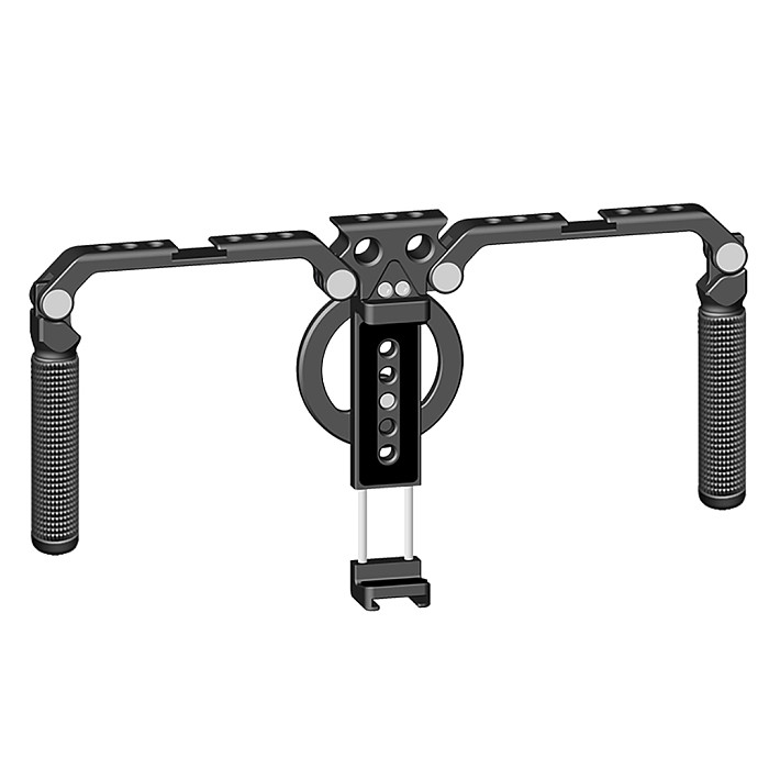 MagSafe Compatible Phone Cage Stabilizer Dual Handle Folding Expansion Frame Vertical Shooting Photography Bracket