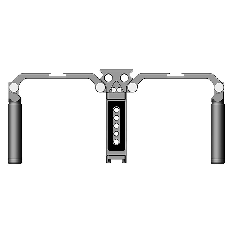 MagSafe Compatible Phone Cage Stabilizer Dual Handle Folding Expansion Frame Vertical Shooting Photography Bracket