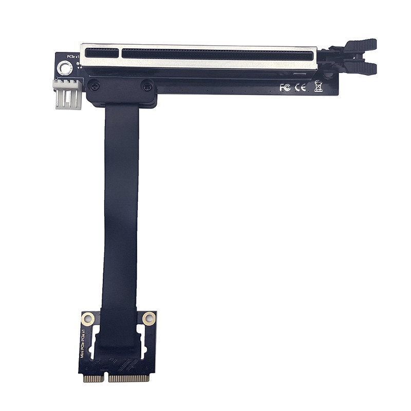 PCIe 4.0 Graphics Card Riser Cable 1X PCIe 3.0 Flexible Flat Extension Adapter Cord