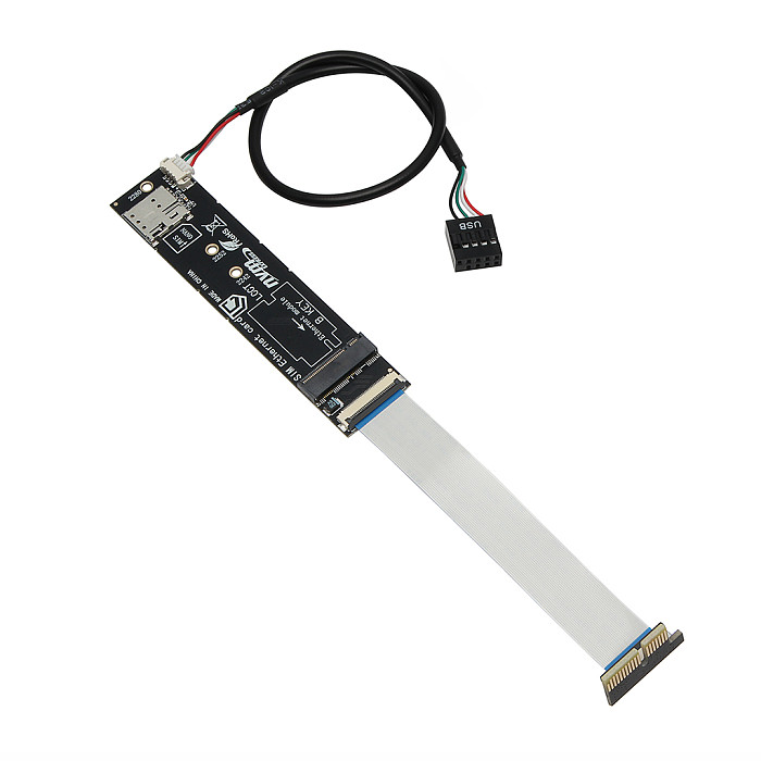 PCI-E to M.2 B-Key WWAN Converter Card, Built-in Nano SIM Slot, Support 3G 4G 5G Wireless Network Module