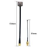 5.8G LHCP Left Hand Circular Polarization Antenna 2.6dBi Gain For O3 O4 FPV Image Transmission Replacement Antenna