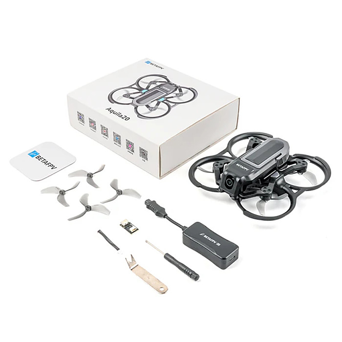 BETAFPV Aquila20 2S Brushless Whoop FPV Drone P1 HD/Analog VTX ELRS 2.4G 100mm Wheelbase Long Flight Time Quadcopter