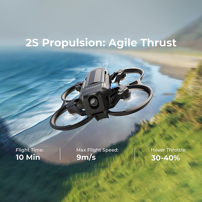 BETAFPV Aquila20 2S Brushless Whoop FPV Drone P1 HD/Analog VTX ELRS 2.4G 100mm Wheelbase Long Flight Time Quadcopter