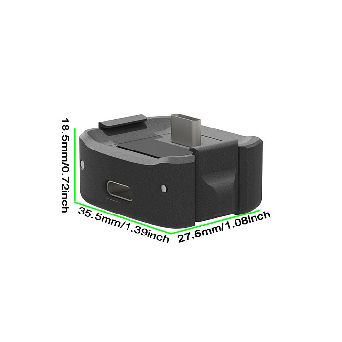 Universal Charging Adapter Dock Compatible with DJI OSMO Pocket 4 & Pocket 3 Handheld Camera