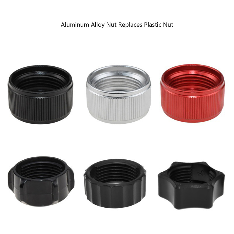 Aluminum Alloy Metal Nut & Ball Head Adapter, Magnetic Connector Replacement Parts for Car Phone Mount