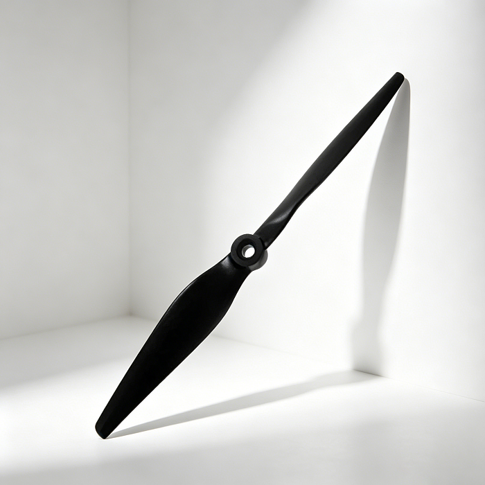 HQProp 2PCS TE 7x12 Black Electric Propeller 7inch Glass Fiber Props 5mm Shaft for Drone