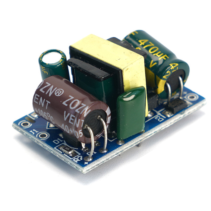 220V to 5V/9V/12V Isolated AC-DC Step-Down Power Supply Module, 400/500/700mA/1A