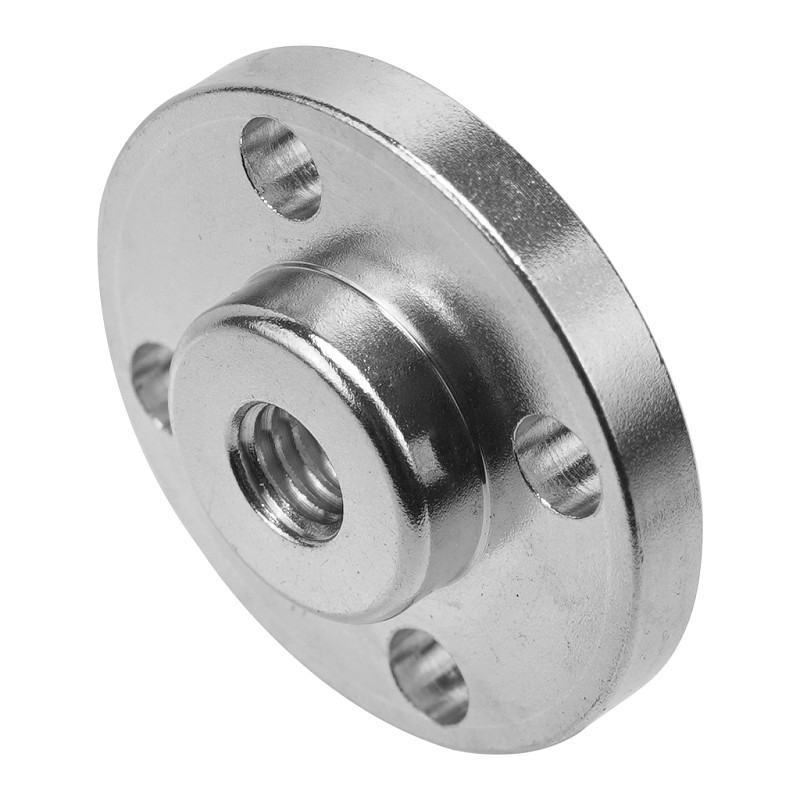 Aluminum Alloy Fixed Base with 1/4  & M6 Threaded Holes, Universal Wall & Wooden Desktop Mount for Camera, Phone, Surveillance Camera and Flash Light