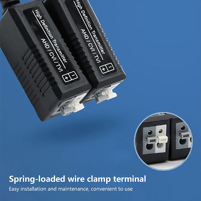 CCTV Security Camera Passive Twisted Pair Video Transceiver 1080P Video Balun