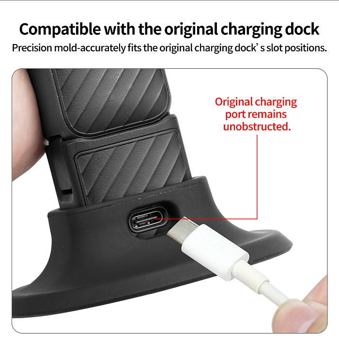 XT-XINTE Non-Slip Silicone Base Stable Support Stand Precise Fit Accessory for DJI Osmo Pocket 4 / Pocket 3