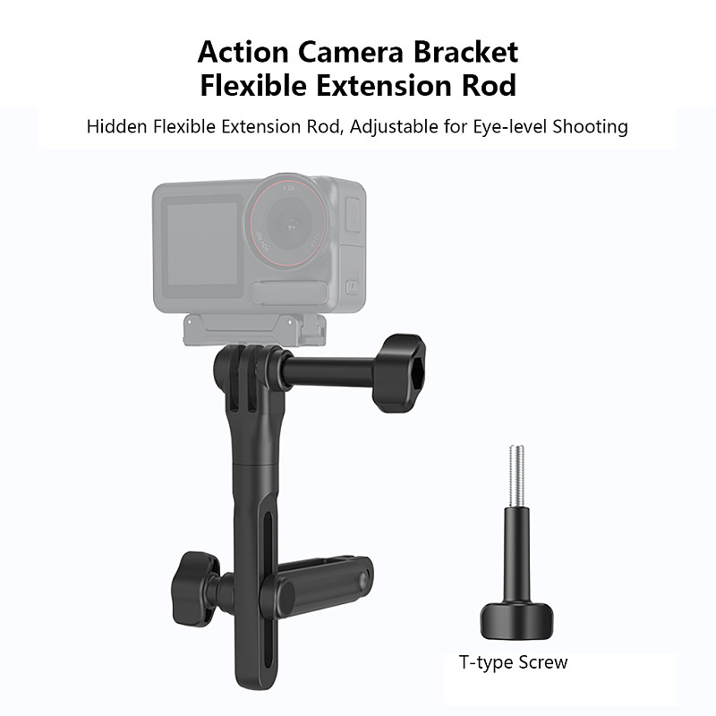 Universal 720 Degree Swivel Cell Phone Holder, Outdoor Cycling Fixed Bracket Compatible with GoPro & DJI Series Action Camera Multi-purpose Photography Accessory