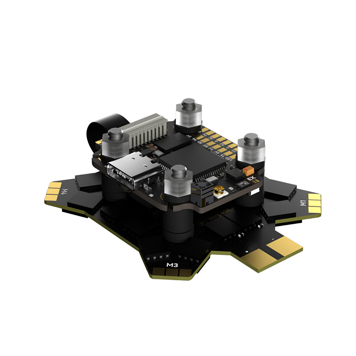 iFlight 2-Layer FPV Stack Borg Mini F7 Flight Controller + Borg 60R / 60RS ESC for FPV Racing Drone