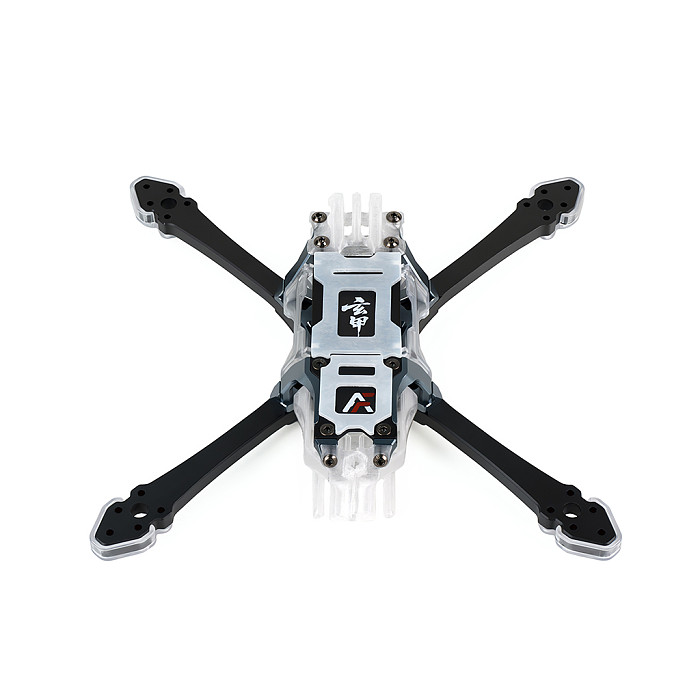 Axisflying Bando 5 Inch True X FPV Freestyle Drone Frame, Crash Resistant DIY Quadcopter Frame Kit