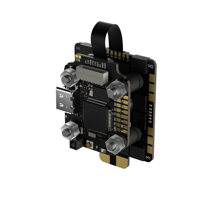 iFlight 2-Layer FPV Stack Borg Mini F7 Flight Controller + Borg 60R / 60RS ESC for FPV Racing Drone