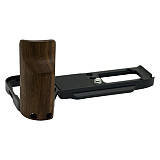 Wooden Hand Grip & Quick Release Plate for Sony A7C II / A7CR Mirrorless Camera