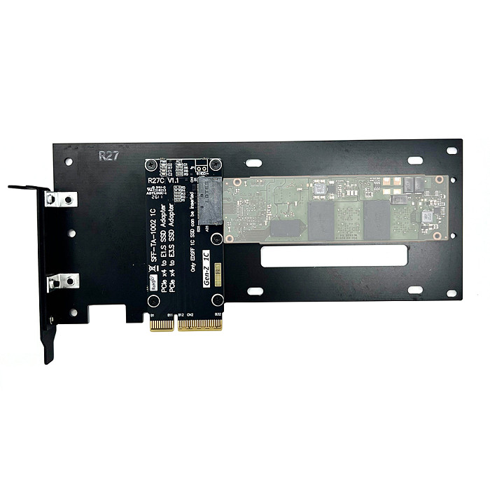 ADT-Link PCIe 4.0/5.0 x4 to U.2/U.3/E1.S/E3.S SSD Adapter Card with Half Height Bracket