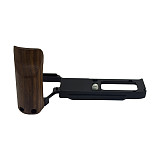 Wooden Hand Grip & Quick Release Plate for Sony A7C II / A7CR Mirrorless Camera