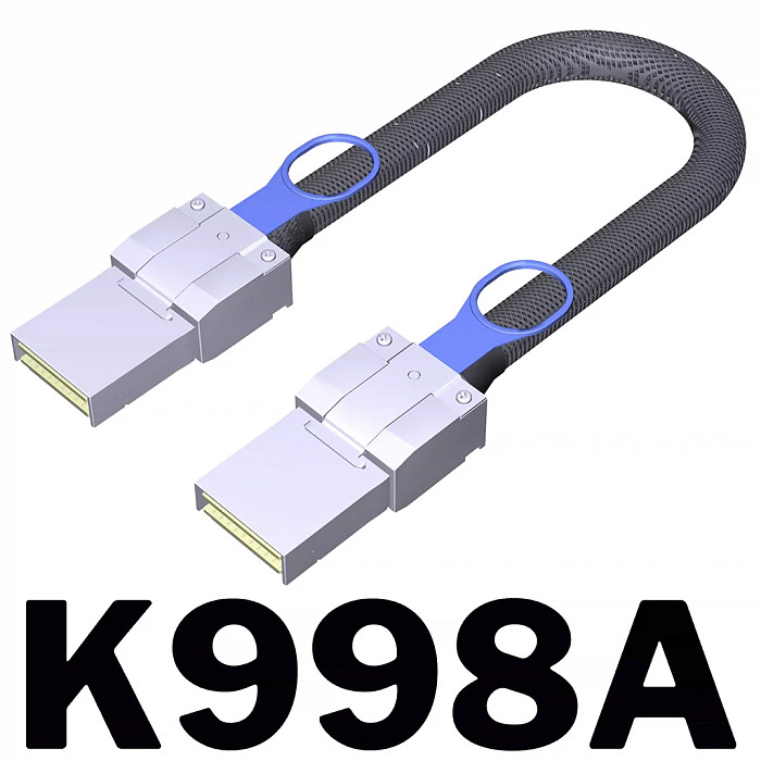 ADT-Link K998A 0.8CM CDFP Gen5 Full Speed Stable Cable SFF-TA-1032 CopprLink High-Speed Connection Cable