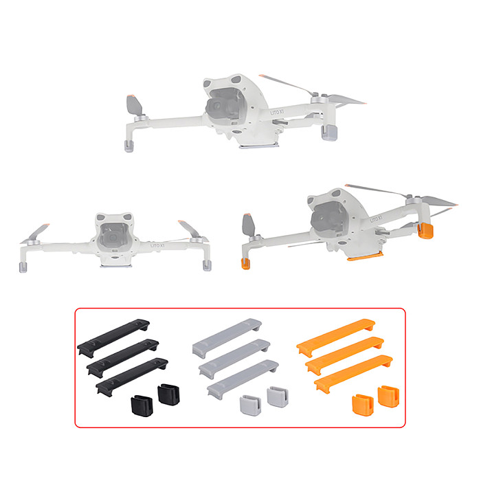 Raised Mini Landing Gear Bracket, Anti-Wear Anti-Scratch Takeoff & Landing Protector Compatible with DJI Lito 1 X1