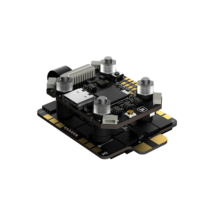 iFlight Two-Layer FPV Stack Set Borg Mini H7 Flight Controller with Borg 60RS 4-in-1 ESC for FPV Drone Quadcopter