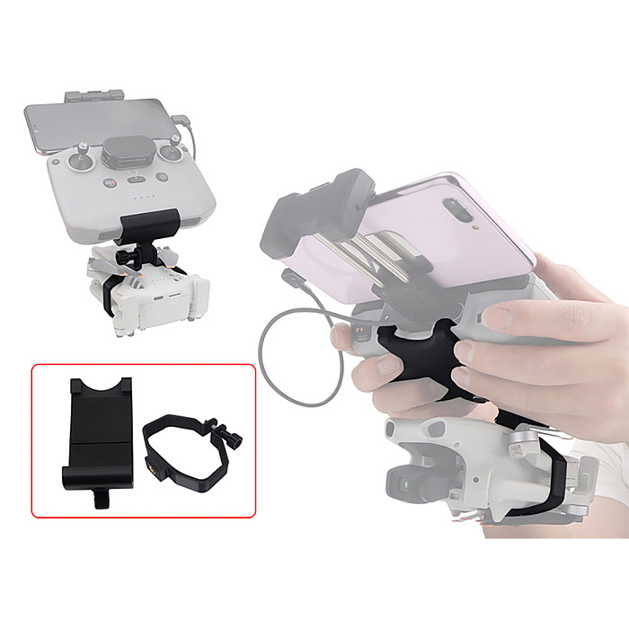 Camera Handheld Holder Body Clamp, Fixing Stand for Non-LCD Screen Remote Compatible with DJI Lito 1 X1 Drone