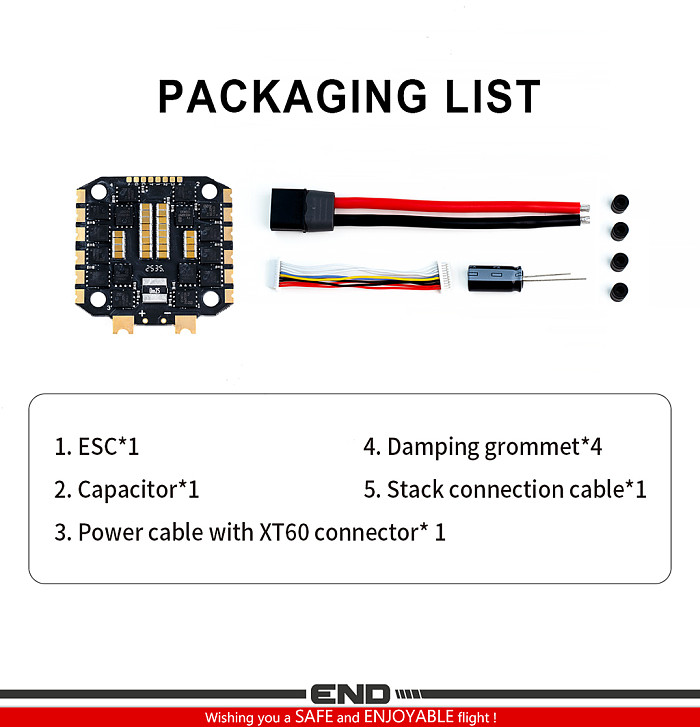 Axisflying ECO60A 32Bit BLHeli32 4-in-1 ESC 4-6S for FPV Racing Drone Freestyle Quadcopters