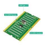 Laptop DDR4 SO-DIMM Memory Slot Tester Card with LED Indicator, Notebook Motherboard RAM Socket Diagnostic Analyzer for Short Circuit & Open Circuit Fault Detection, Computer Repair Test Tool