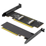 Dual MCIO to PCIe 5.0 X16 Adapter Converter Card