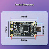 JMS583 Controller PCBA Board USB Type-C 10Gbps to M.2 NVMe SSD Adapter PCB, Portable External Solid State Drive Converter Board