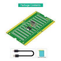 Laptop DDR4 SO-DIMM Memory Slot Tester Card with LED Indicator, Notebook Motherboard RAM Socket Diagnostic Analyzer for Short Circuit & Open Circuit Fault Detection, Computer Repair Test Tool
