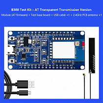 Hi-Link Dual Band WiFi 6 + BLE 5.4 Low Power Module, UART to Wireless Test Kit with AT Command & Transparent Transmission Mode