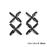 4PCS HQProp 1.6X1.6X4 4-Blade Micro Propellers 2CW+2CCW Props for Tiny FPV Quadcopter 1.5mm Inner Hole
