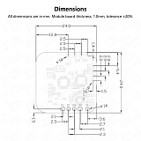 HI-LINK LD2410-AA 24GHz Human Presence Radar Sensor Module, Smart Induction Switch with Bluetooth