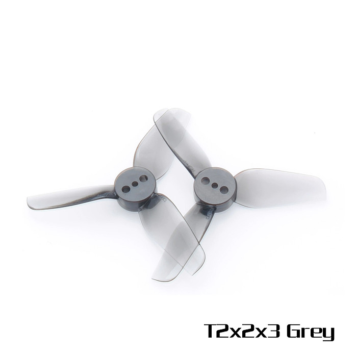 HQProp T2X2X3-PC 2 Inch 3-Blade Propellers 2CW+2CCW, Mini Props for FPV Racing Drone