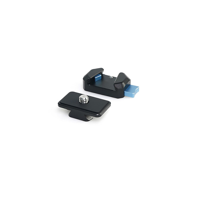 Universal Quick Release System for Action Camera, One-Button Lock Quick Release Plate for Tripod & Gimbal