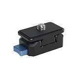 Universal Quick Release System for Action Camera, One-Button Lock Quick Release Plate for Tripod & Gimbal
